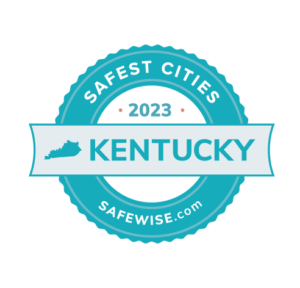 Safest Cities in Kentucky 2023 Badge