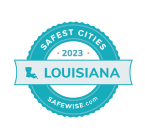 Safest Cities in Louisiana 2023 Badge