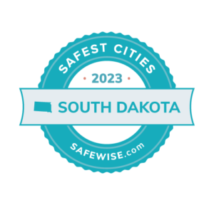 South Dakota safest cities graphics