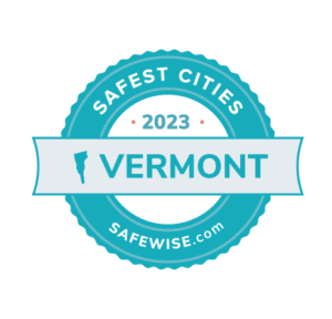 Vermont safest cities graphics