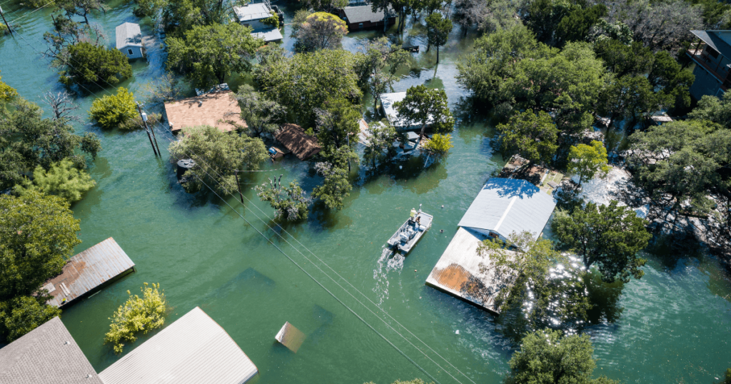storm flooding in march