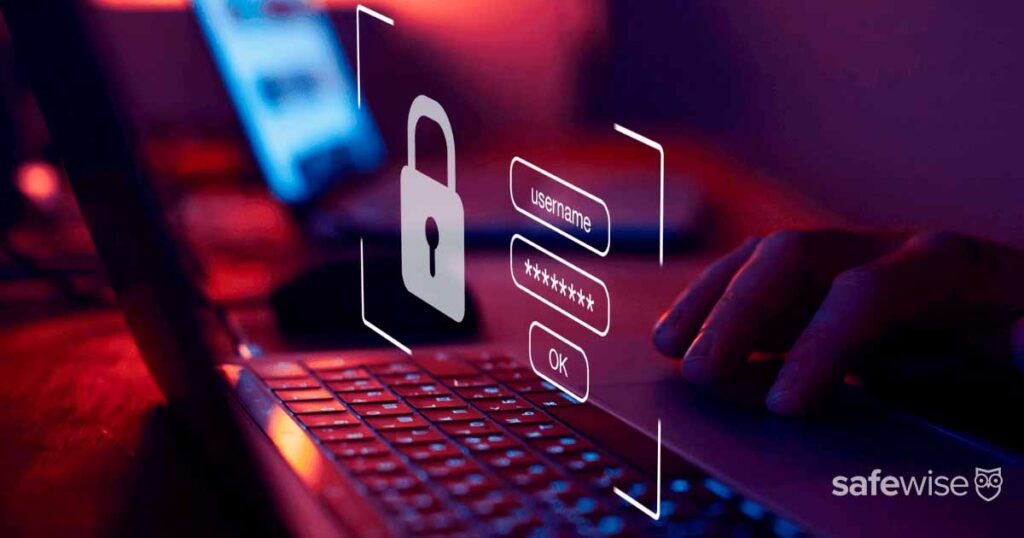 computer with ai illustration on screen