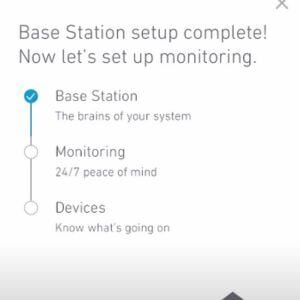 SimpliSafe app prompt to add monitoring