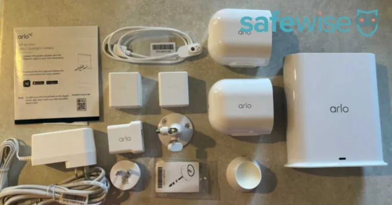 Arlo security system devices unboxed