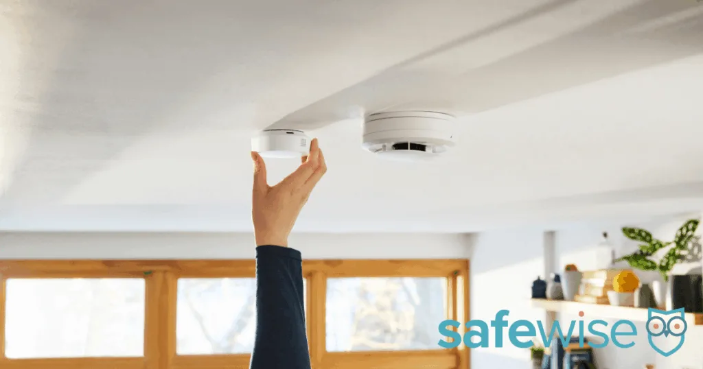 SimpliSafe Smoke & Carbon Monoxide (CO) Alarm Listener being installed