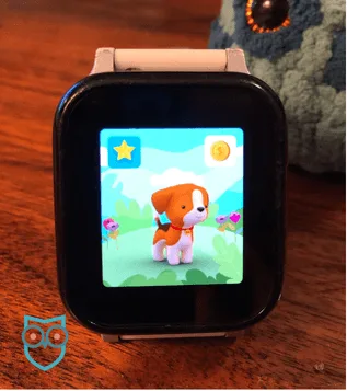 Kids can take care of a virtual pet on the Gabb Watch 3e