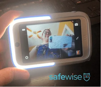 The myFirst Camera 50, complete with selfie light.