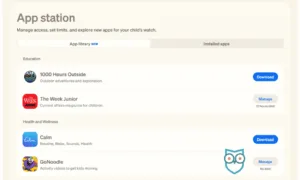 Partial list of COSMO JrTrack5 apps