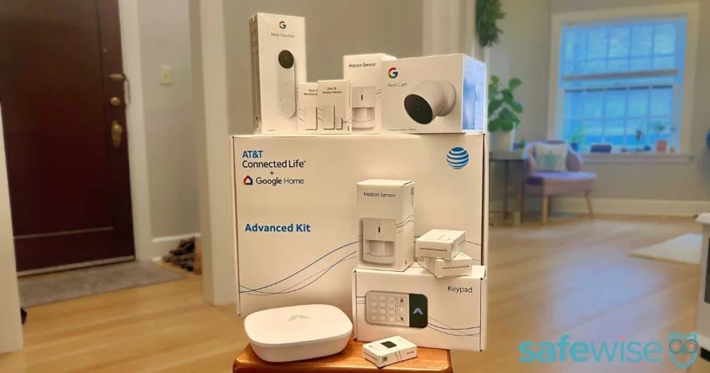 AT&T's new Connected Life home security system.