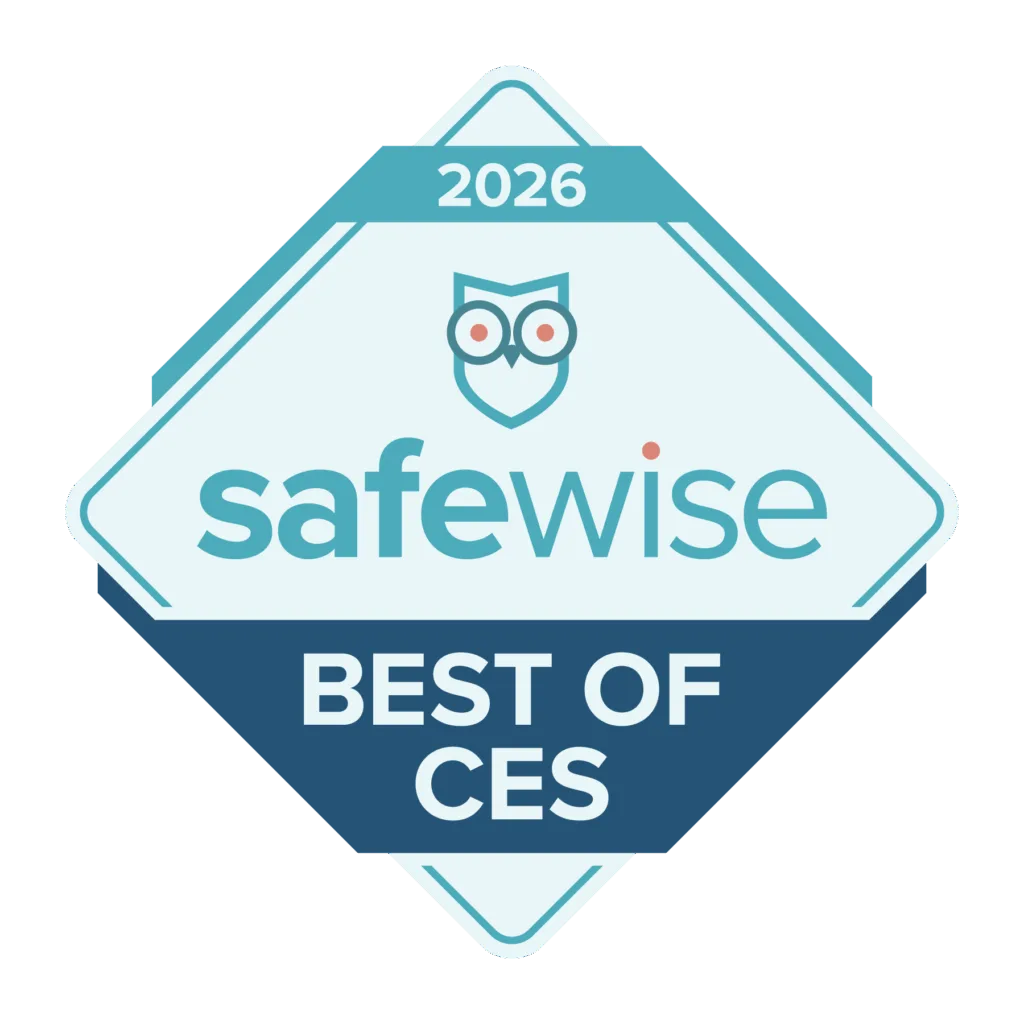 SafeWise Best of CES 2026 badge