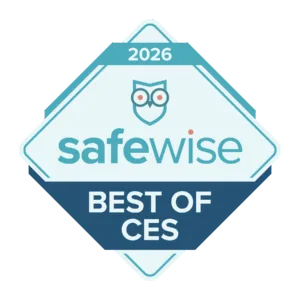SafeWise Best of CES 2026 badge