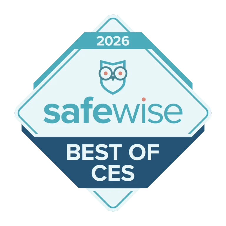 SafeWise Best of CES 2026 badge