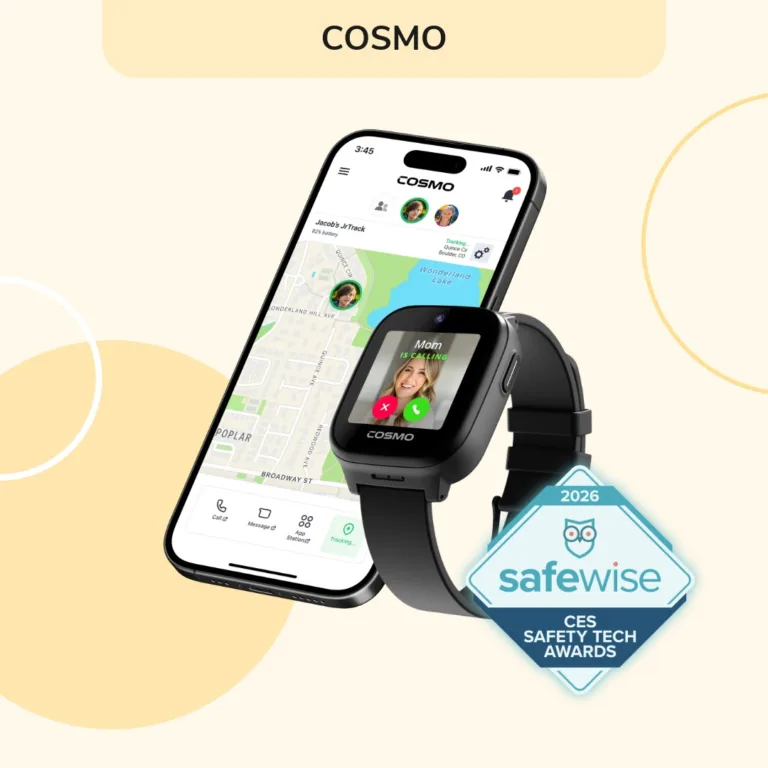 COSMO named a SafeWise Best of CES 2026 winner in the family safety category. Read more about COSMO on SafeWise.
