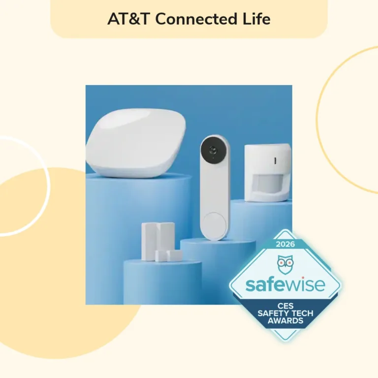AT&T Connected Life named a SafeWise Best of CES 2026 winner in the home security category. Read more about AT&T Connected Life on SafeWise.