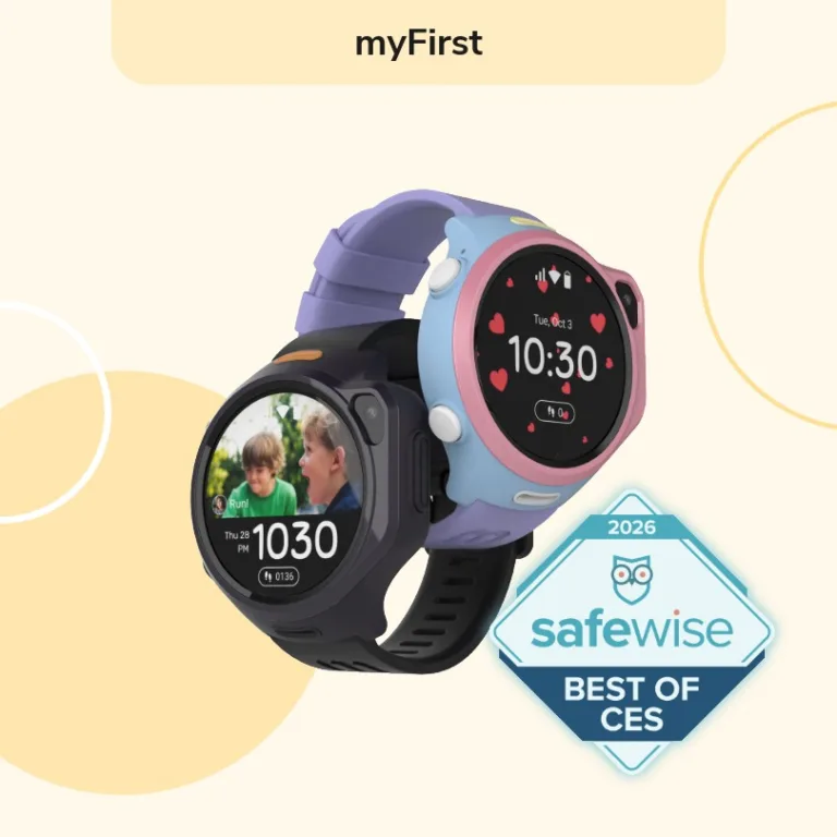 myFirst named a SafeWise Best of CES 2026 winner in the family safety category. Read more about myFirst on SafeWise.