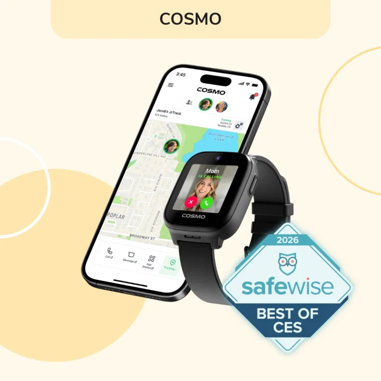 COSMO named a SafeWise Best of CES 2026 winner in the family safety category. Read more about COSMO on SafeWise.