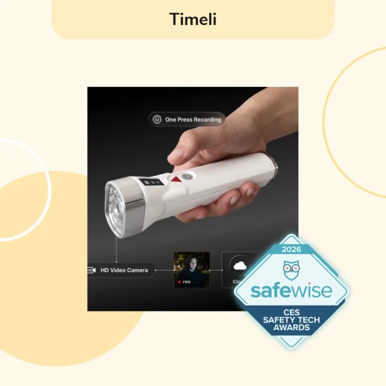 Timeli named a SafeWise Best of CES 2026 winner in the personal safety category. Read more about Timeli on its website.