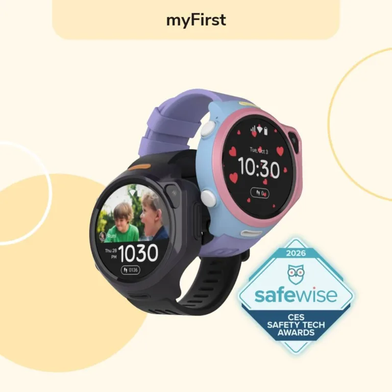 myFirst named a SafeWise Best of CES 2026 winner in the family safety category. Read more about myFirst on SafeWise.