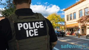 ICE Enforcement in a town.