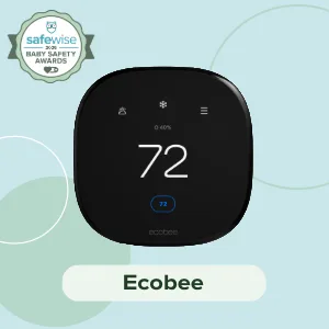 ecobee wins Best Smart Thermostat for Families in the 2026 SafeWise Baby Safety Awards