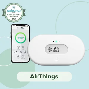 Airthings wins Best Smart Nursery Air Quality Monitor in the 2026 SafeWise Baby Safety Awards