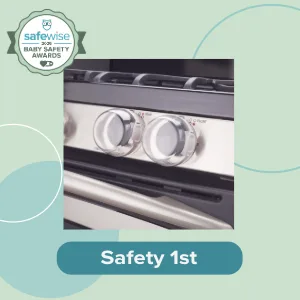 Safety 1st wins Best Stove Knob Covers in the 2026 SafeWise Baby Safety Awards