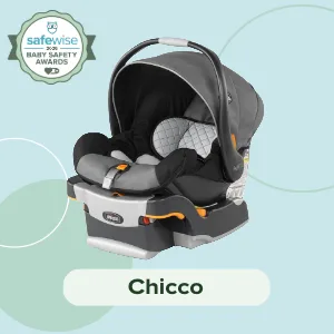 The Chicco Keyfit 30 wins Best Infant Car Seat in the SafeWise 2026 Baby Safety Awards