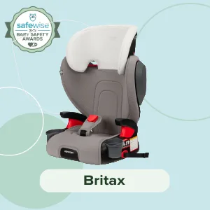The Britax Highpoint wins Best Booster Seat in the 2026 SafeWise Baby Safety Awards.