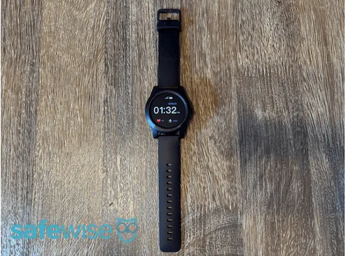 Safe Watch Active flat lay on table