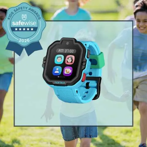 TickTalk 5 named Best Battery Life for kids smartwatches in the 2026 SafeWise Kids Safety Awards.