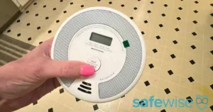 X-Sense smoke + CO combo alarm.