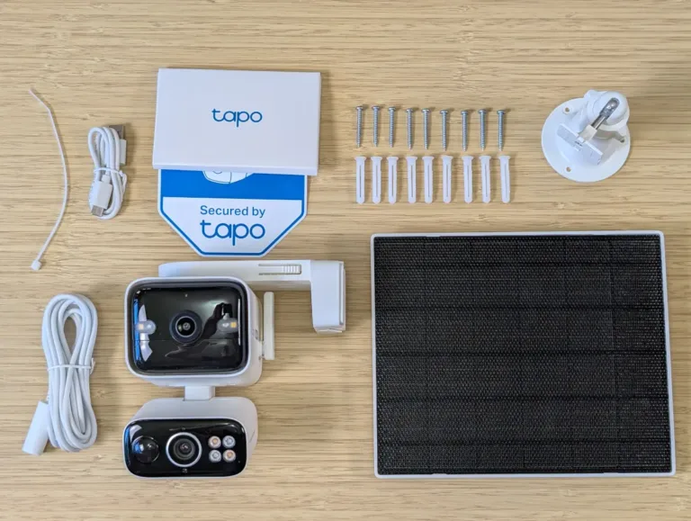 Tapo C675D Kit in the box