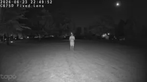 Tapo C675D Kit nighttime infrared video quality on fixed lens