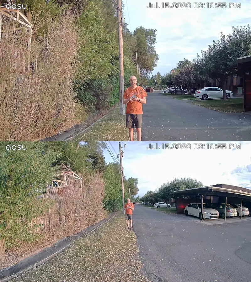 Aosu SolarCam T2 Pro daytime video quality