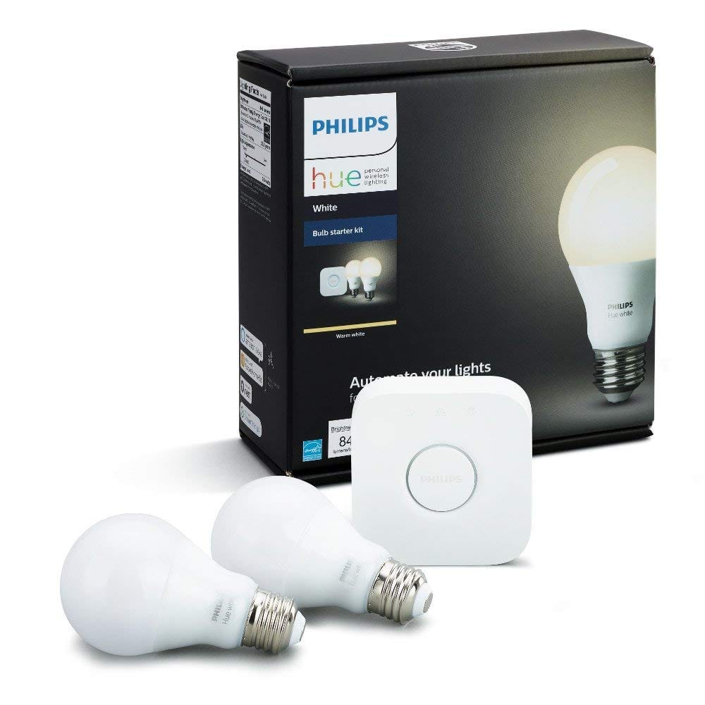 Philips Hue White LED Smart Bulb Starter Kit