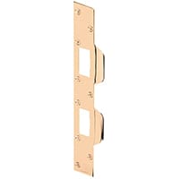 brass door strike plate