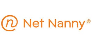 net nanny logo- orange text