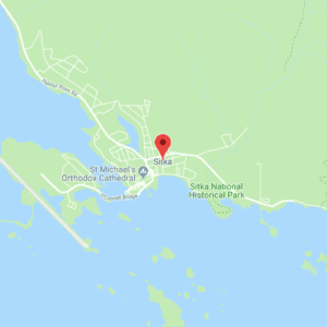 map image of Sitka, AK